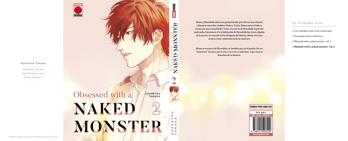 PANINI_Manga on Twitter: "Sobrecubierta de Obsessed with a Naked