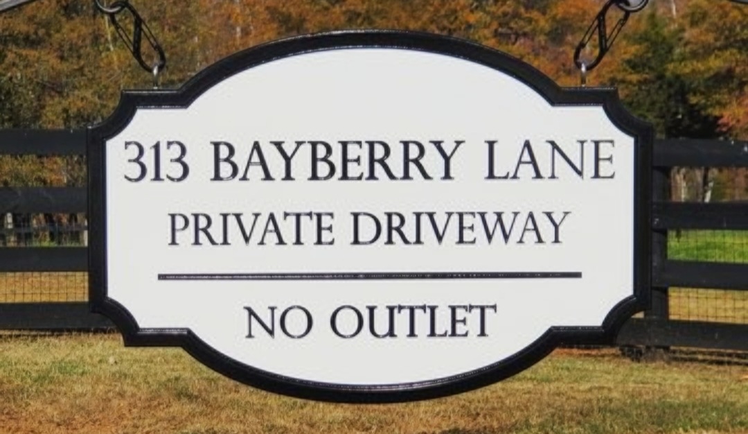cottage_green's tweet image. Private Driveway No Outlet Sign Estate Address by greencottagedesigns.com Solid PVC Engraved• Painted Details #NoOutlet #propertysign #HangingSign #address #PrivateDriveway