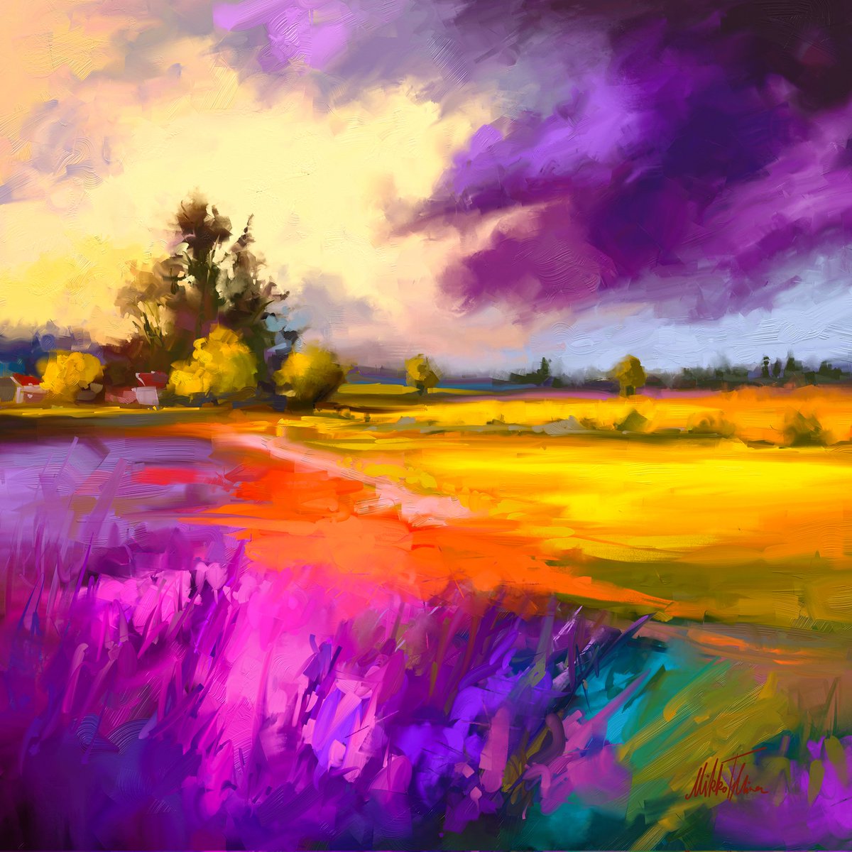 I enjoy so much painting dremy landscape. To capture
all that colorful magic and emotional charges. 

So here is collection of my late
paintings.
 Hope you enjoy.

#art #beautiful #artwork #digitalart
#digitalpainting #painting #landscape
#colorful