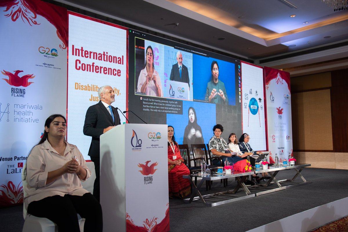 RisingFlameNow's tweet photo. It's been two weeks since our #DisabilityEquityJustice international day-long conference where over 350 participants from across 10 countries joined us in person and nearly 1000 people joined us online!
We are thrilled to share some glimpses from our event!
#DisabilityC20India https://t.co/d51bpj9MXU