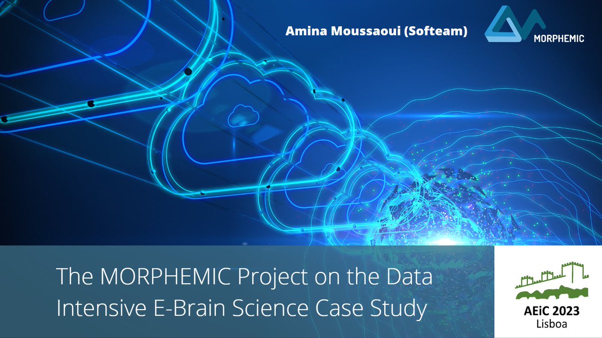This week Amina Moussaoui, #MORPHEMIC team member, will present a paper: “The MORPHEMIC Project on the Data Intensive E-Brain Science Case Study', at #DeCPS2023. 📅Friday, 16 June 2023, Session: Adaptive Systems 🕘9:00 - 10:30. ada-europe.org/conference2023… #cloudcomputing #Horizon2020