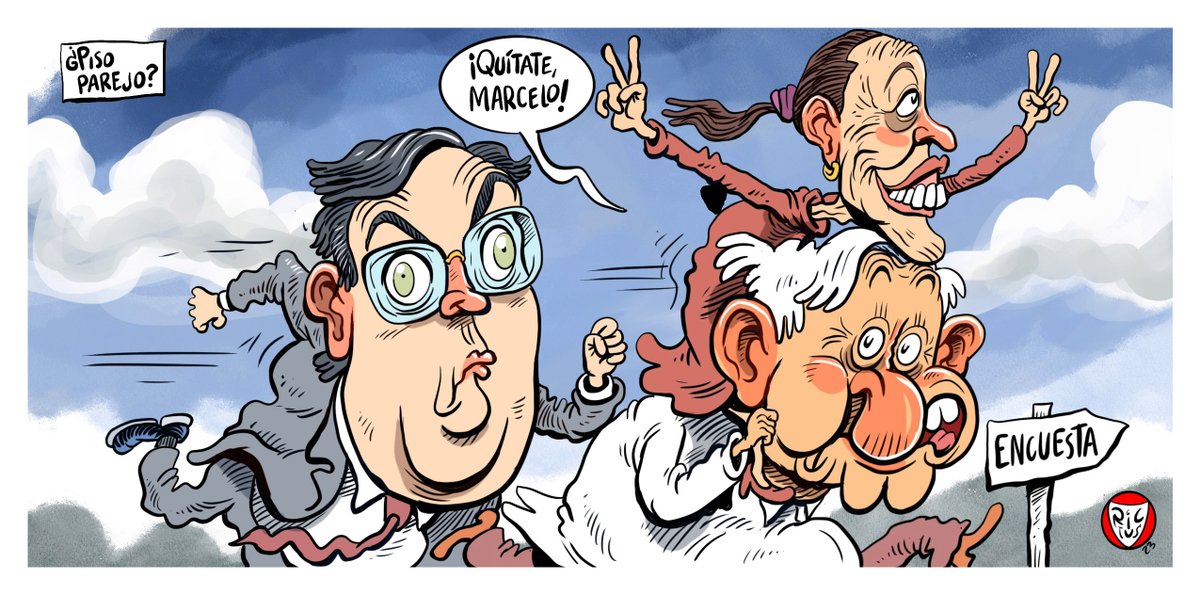 '¿Piso parejo?' Cartón publicado en @ElFinanciero_Mx