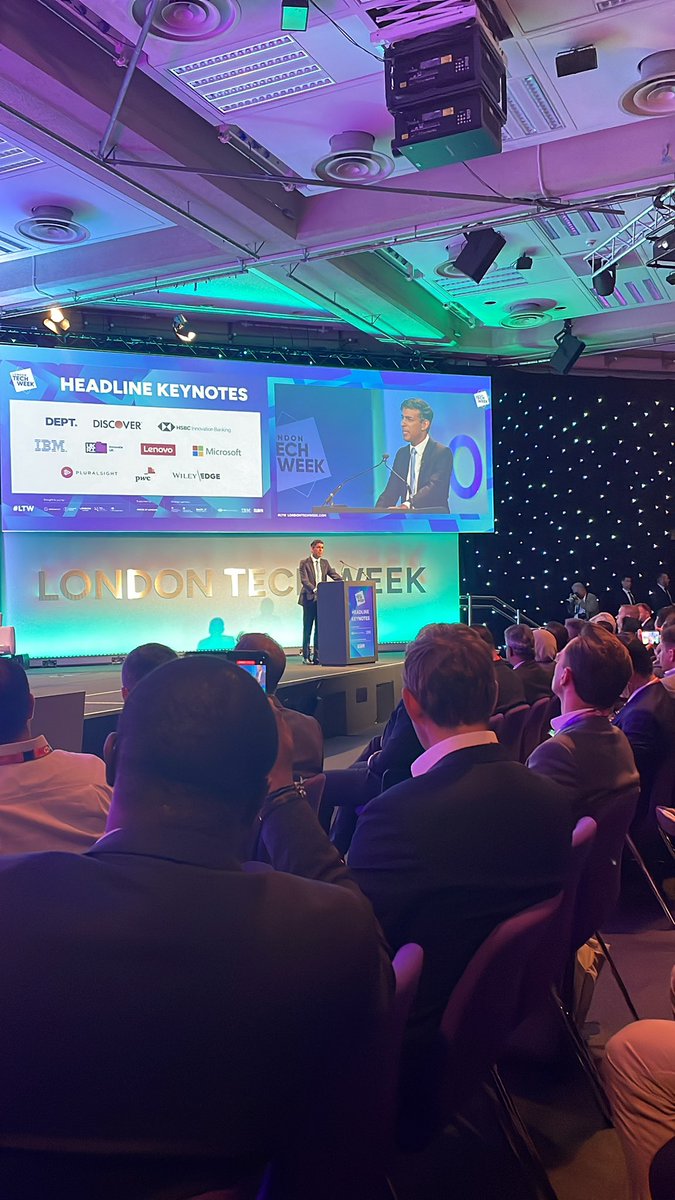 Rishi Sunak says AI and associated tech may lead to economic changes that could “surpass the Industrial Revolution in speed and breadth”. Quite a statement.