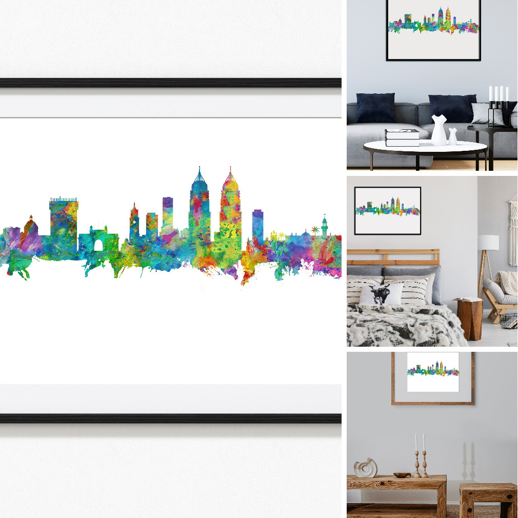 Mumbai Art Print | Mumbai Cityscape | Wall Art Mumbai | Mumbai bit.ly/3bxcmy9 @etsymktgtool