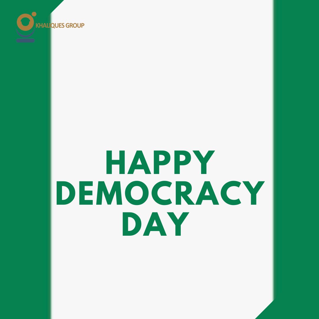 KhaliquesGroup's tweet photo. “Recognize the fact that there is nothing more secure than a democratic, accountable, and participatory form of Government” Wole Soyinka

#democracyday #june12 #realestate #realestateagent #realestateinvesting #estatedevelopers #khaliquesgroup #abuja #explore https://t.co/spzDJspmyi