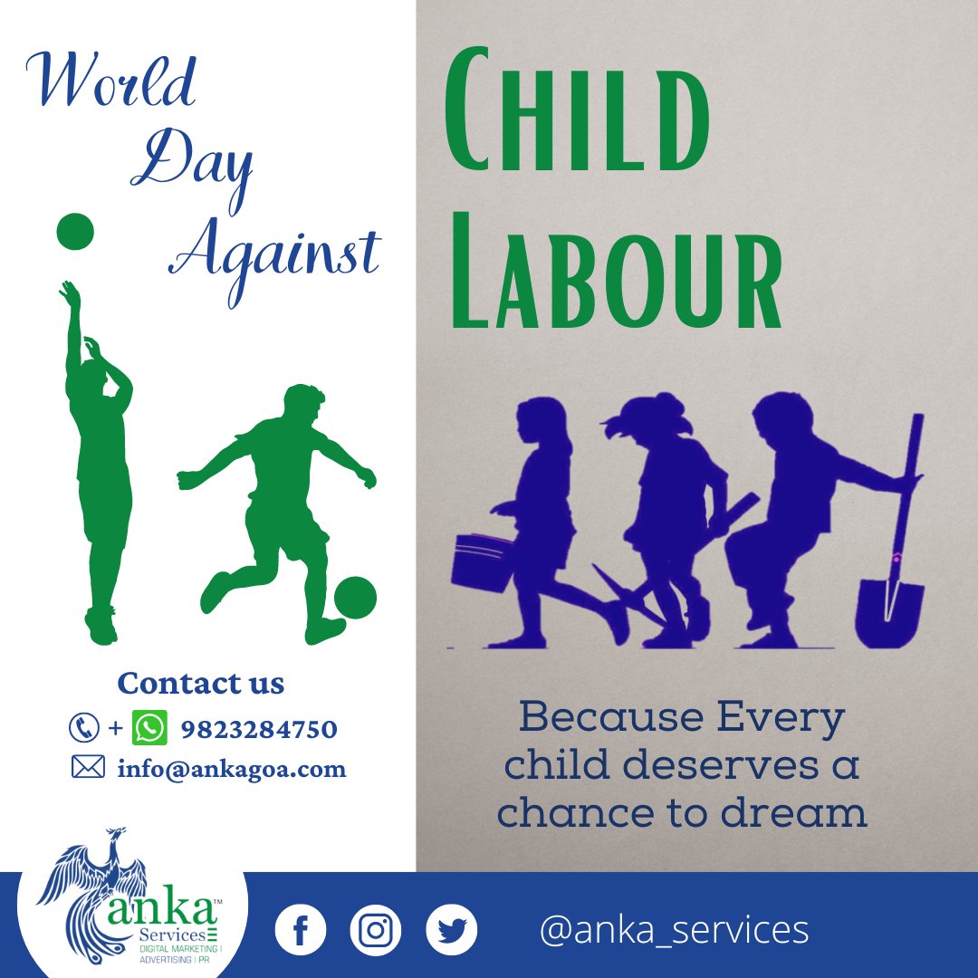 Let childhood be a time of innocence, not exploitation. Stand against child labor on World Day Against Child Labor.

Contact Us & Start Your Growth Journey 

📞 9823284750
DM us today
#magicofchildhood #childhood #childhoodunplugged