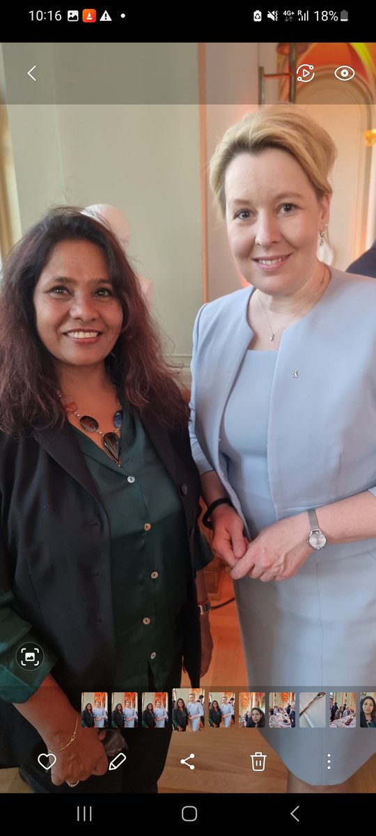 Wonderful meeting the dynamic Senator and Vice Mayor of Berlin Ms Franziska Giffey at the Breakfast meeting hosted by Mr Kai Wegner Mayor of Berlin, at the start of the Asia Berlin Summit. Delighted to be speaking on the panel "Battle for Innovation"..