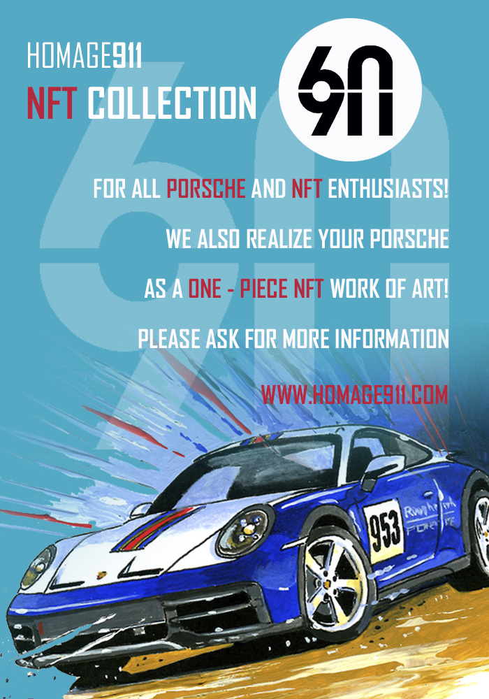 HOMAGE911
  
opensea.io/collection/hom…… 

#Porsche #porsche911turbo #porschecup #nft #nfts  #nftart #nftarti̇st #nftbuyers #Racing #LeMans24 #NFTCommunity #NFTArts #NFTsales #NFTNYC #cryptoart #digiralart #nftbuyers #NFTJAPAN #NFTJPN #911RSR #75YearsPorsche #DrivenByDreams #911RS