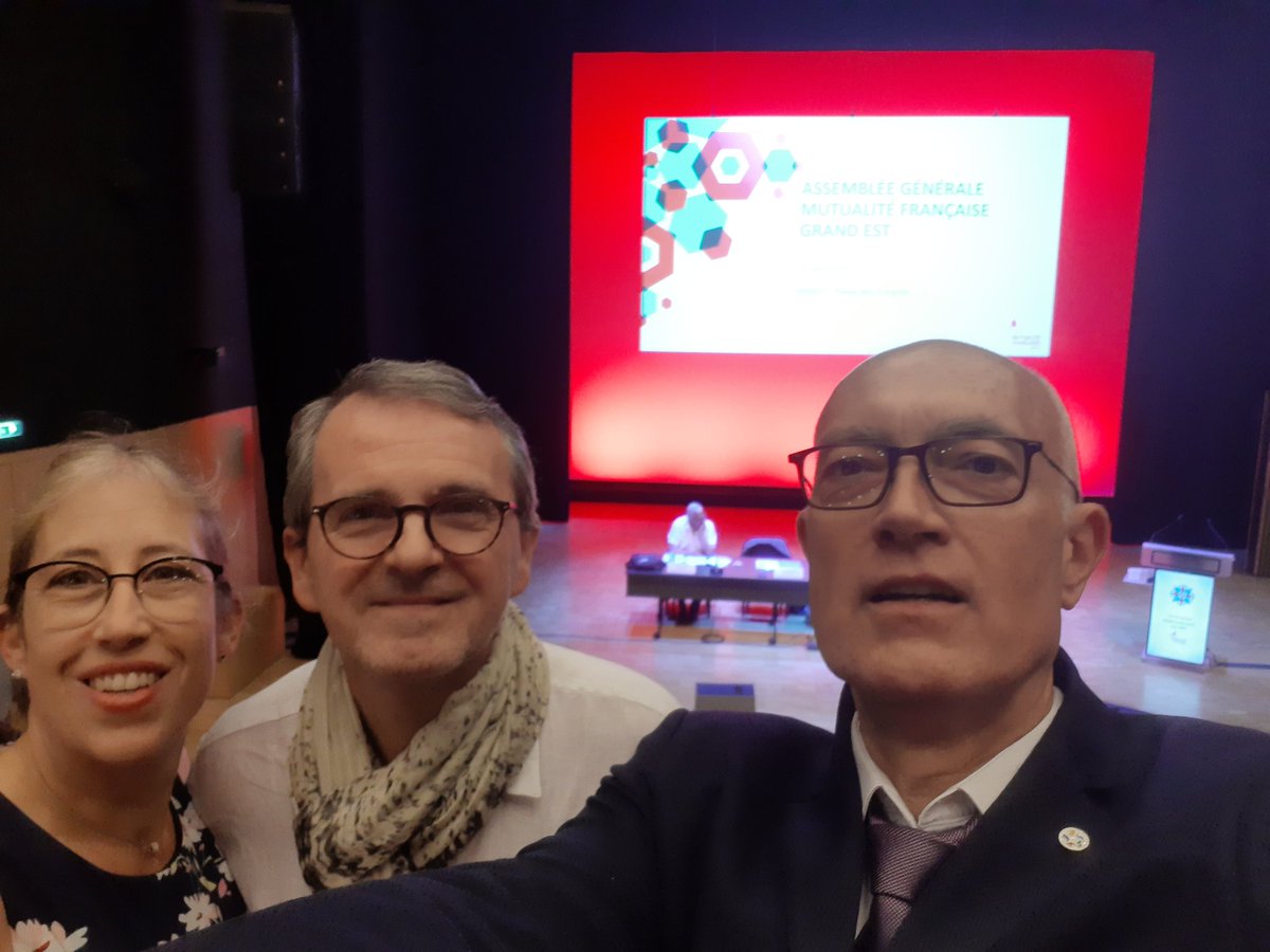 #Nancy ce jour.
Assemblée Générale de la <a href="/MFGrandEst/">MutualitéF.Grand Est</a>.Ouverture des travaux par le Président Laurent MASSON.
<a href="/Matmut/">Matmut</a> 
<a href="/marcelpromatmut/">Laetitia MARCEL</a> <a href="/PhilippeHenneau/">Philippe HENNEAU compte pro</a> 
<a href="/mutualite_fr/">Mutualité Française</a> 
<a href="/laurentmasson/">Laurent MASSON</a>