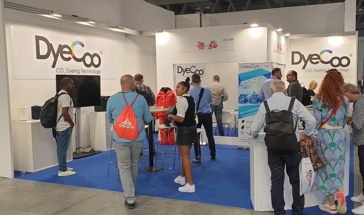 Don't miss out and come and visit us at <a href="/itma/">itma</a>
Book your meeting in advance through info@dyecoo.com or via ITMA Connect.
We look forward to seeing you soon in Milan!
#ITMA2023 #carbonfootprint #waterfootprint #dyewaterfree #dyecoo #dyeing #green #greentech #Sustainability