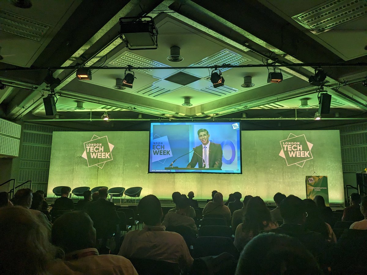 Rishi Sunak says he wants "to make the UK not just the intellectual home, but the geographical home of global AI safety regulation".

#LondonTechWeek