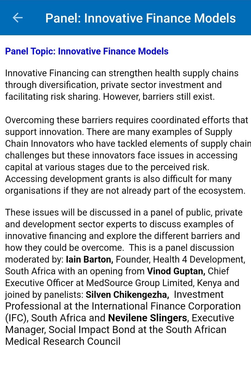 During the #SAPIC2023 conference, I join private, public and development sector  experts in a riveting panel discussion  on Innovative Finance Models, explore the barriers and how to overcome them. 
#innovativefinancemodels #sapics2023