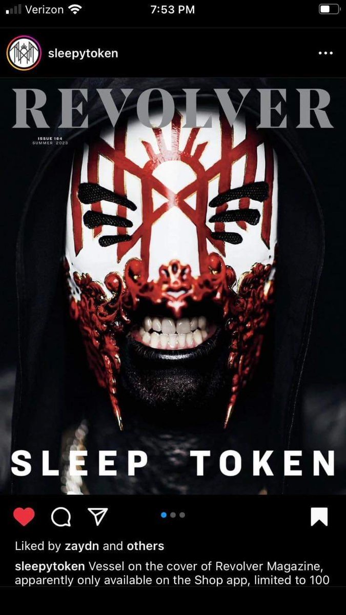 JadeCoo60525064's tweet photo. Vessel 😩🫠 bite me please I will fully sacrifice myself to you
@Sleep_Token
#sleeptoken #vessel #revolvermag #thirst #biteme https://t.co/m4RC1ByEii