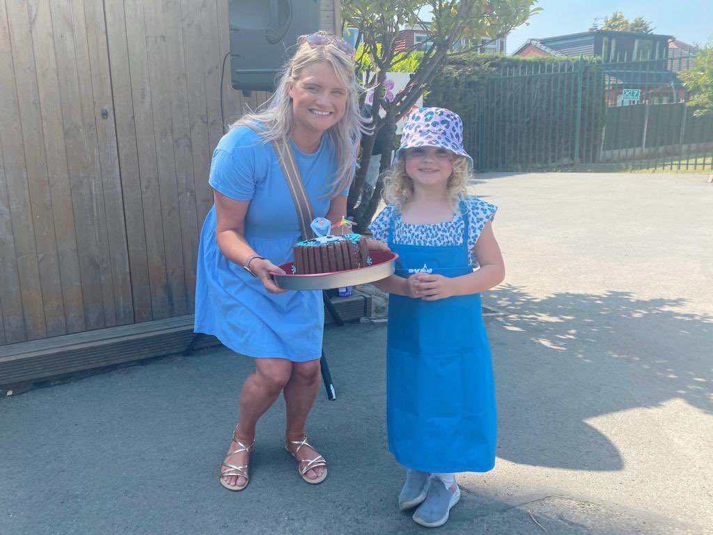 JamesBrindleyPS's tweet photo. Congratulations to our James Brindley Bake Off winner for 2023 ππππ #ImpressiveCake #SummerFair2023 https://t.co/7PdrP5Oytb