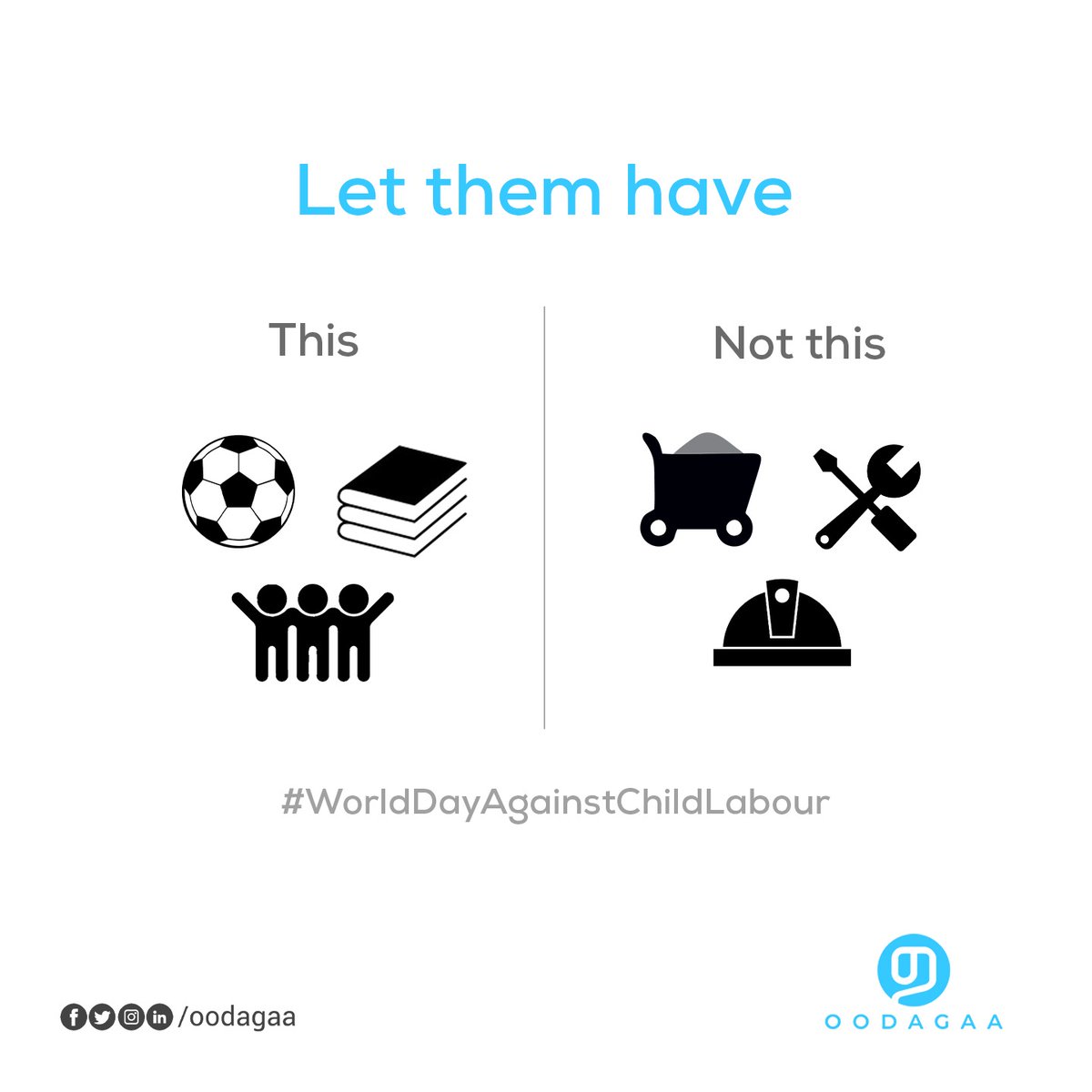 Childhood is meant for imagination, not exploitation! #WorldDayAgainstChildLabour #EndChildLabour