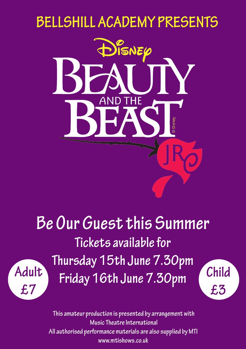 It’s school show week!!!! 
Get your tickets for our school show from Mrs Potter in business now!