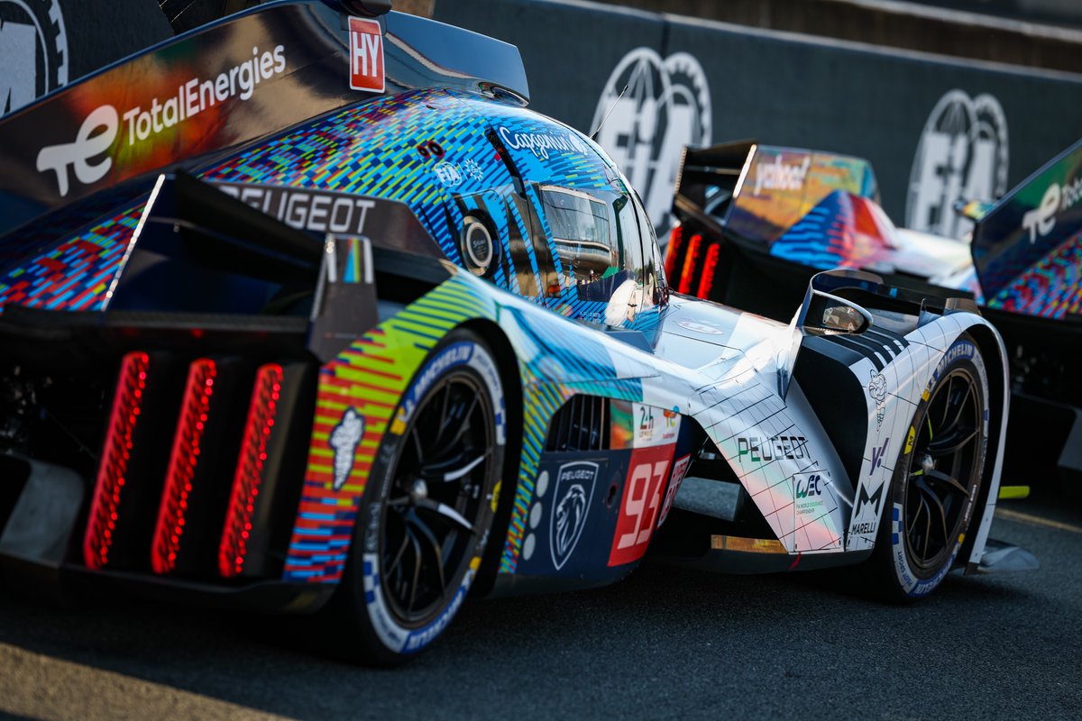 peugeotsport's tweet photo. 🚨In case you didn't get the memo (that we didn't send), we are keeping the Demsky livery for the rest of the @FIAWEC season!

#Peugeot9X8 #WEC https://t.co/Dt2CRMJa1N