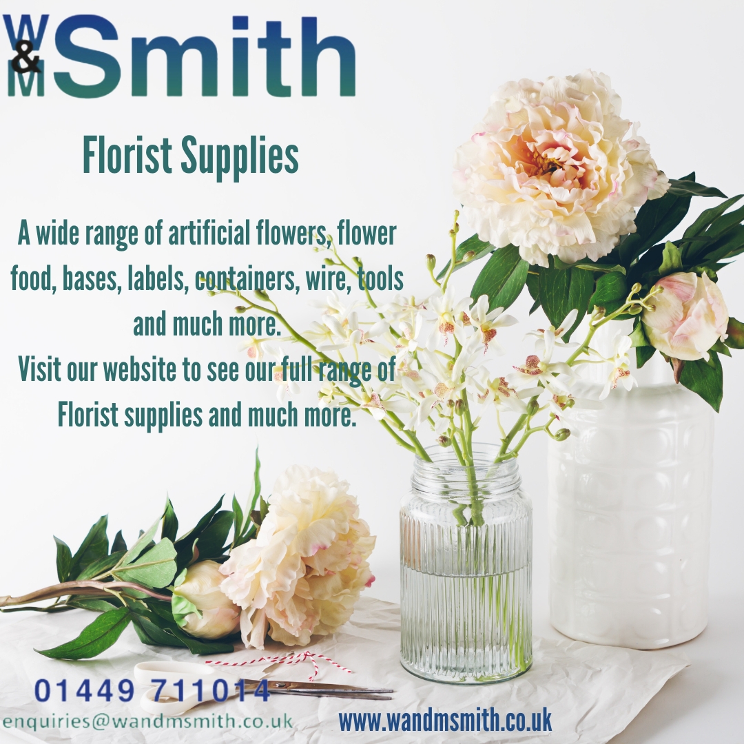 We have a wide range of Florist supplies 
Including tools, twine and vases

Check out our website for all of our products available!

#WandM #WandMSmith #florist #floristsupplies #flowers #funeral #weddingflorist #wedding #floristtools #bouquet #flower