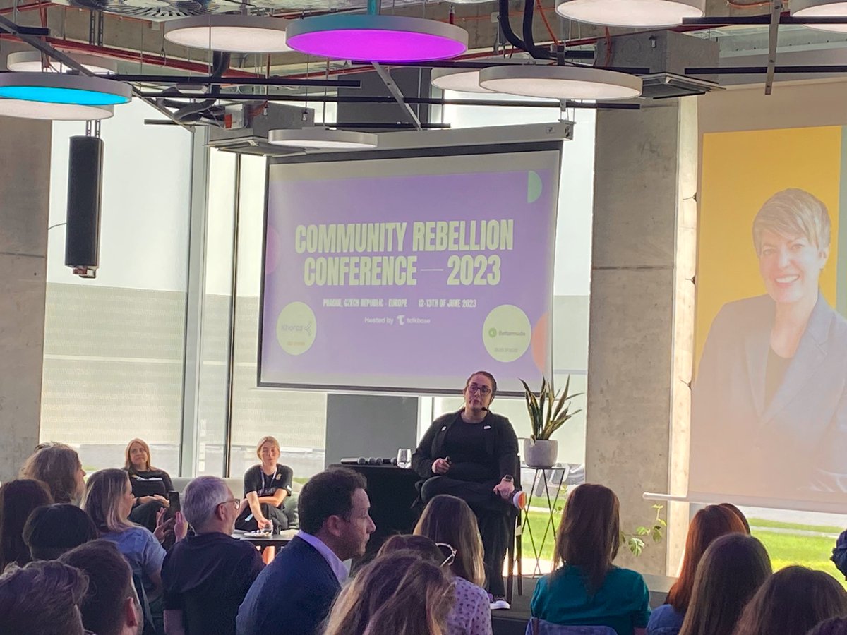 “No is a complete sentence” with @techlorax @talkbaseHQ #CommunityRebellion2023