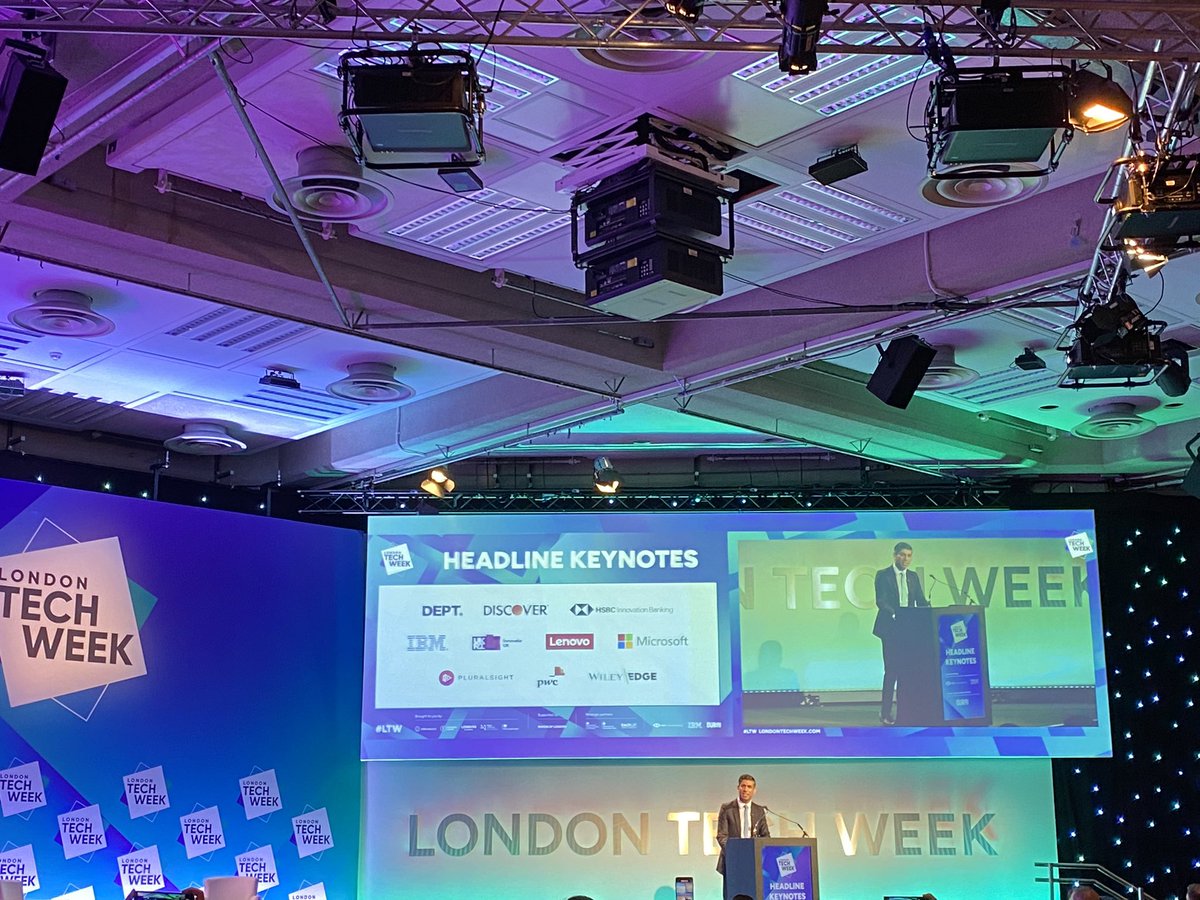 Pm @RishiSunak Sumak opening London tech week #ltw @catalyst_au #Ai #lifesciences #sclondon23 @AdvanceQld @ClinialsCT