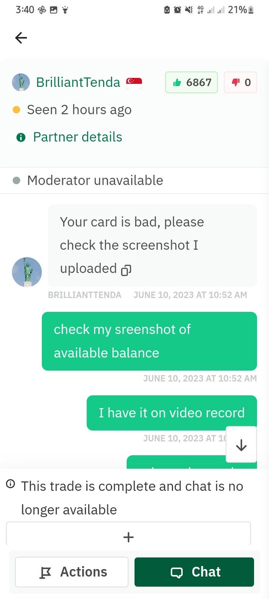 prudentsales's tweet photo. @NoonesSupport as you can see from card customer service, the card was redeemed immediately after I uploaded to buyer, you can check the minutes and I also have video evidence of checking my card balance to prove it was good before immediately uploading to trade partner https://t.co/zwi5PDPd4Z