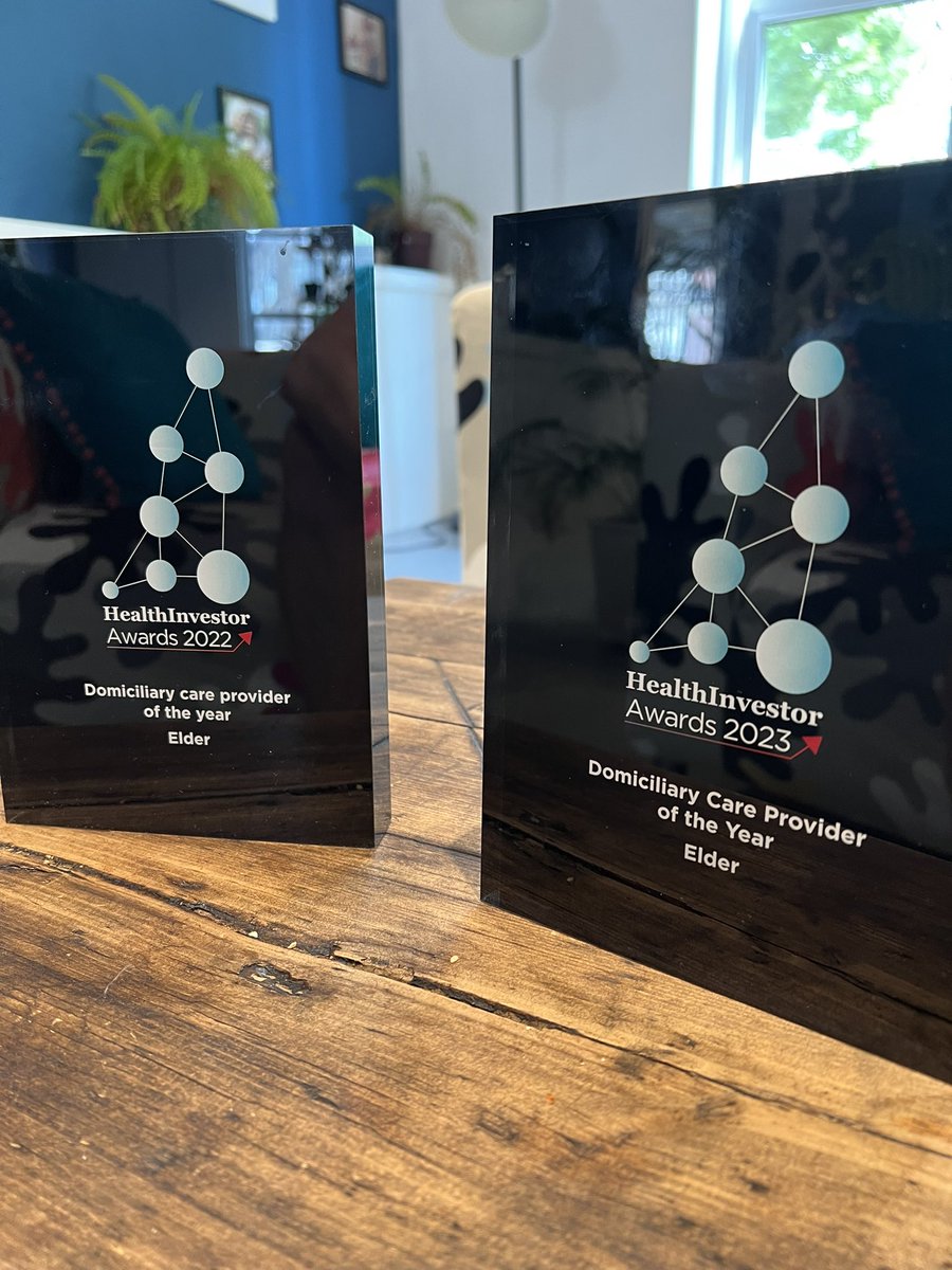 pgdowds's tweet image. Awesome to see @ElderHQ awarded Homecare company of the Year for the 2nd year in a row at @HealthInvestor Awards! 🏆 🏆 We’re just getting started but it’s great to see new care experiences built from the ground up get acknowledgment 👊