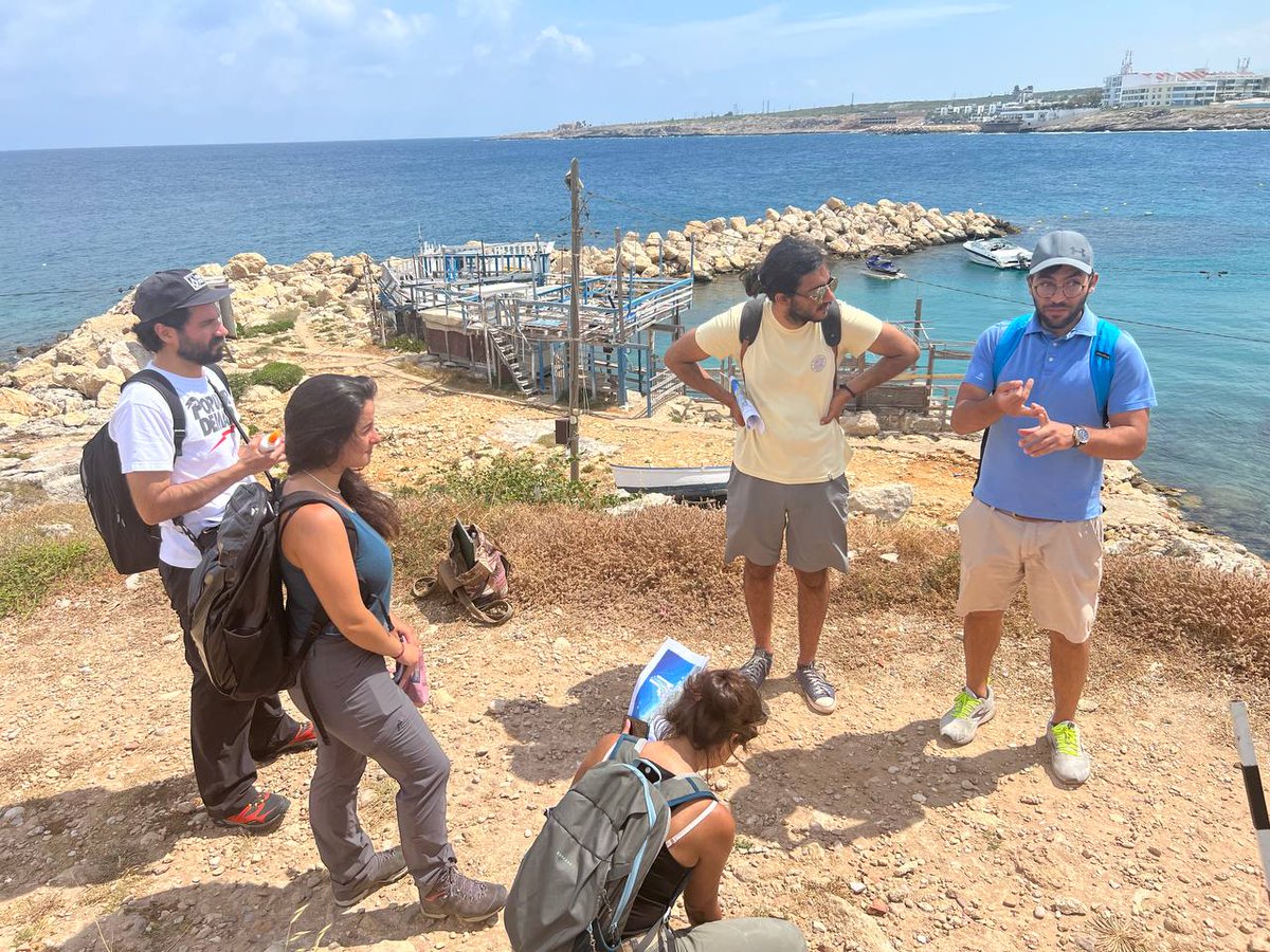 HffLebanon's tweet photo. Today we are in #Anfeh, north Lebanon, with our #MSCU #scholars at @fas_aub , demonstrating the principles of coastal surveying as part of the MSCU203 #fieldschool training.
#archaeology #maritime #AUB #lebanon #anfeh #survey https://t.co/Tz2sMPzEtu