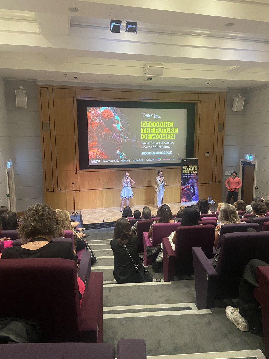 Kicking off #LondonTechWeek at the flagship women’s health conference #D3COD1NG2023