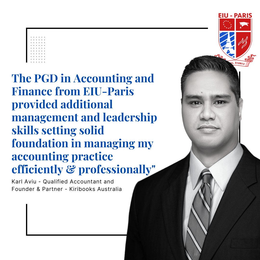 PARIS_EIU's tweet photo. Karl completed his P.G.D. from @PARIS_EIU & says it was important to gain this necessary qualification"💫
Contact:
📩 info@eiu.ac
#accounting #blog #doctore #dba #phd #mba #student #doctorate #certified #network #australia #eiuparis❤️
Read more 👇🏻
https://t.co/4yxgP44Klk https://t.co/unkVxJwIAr