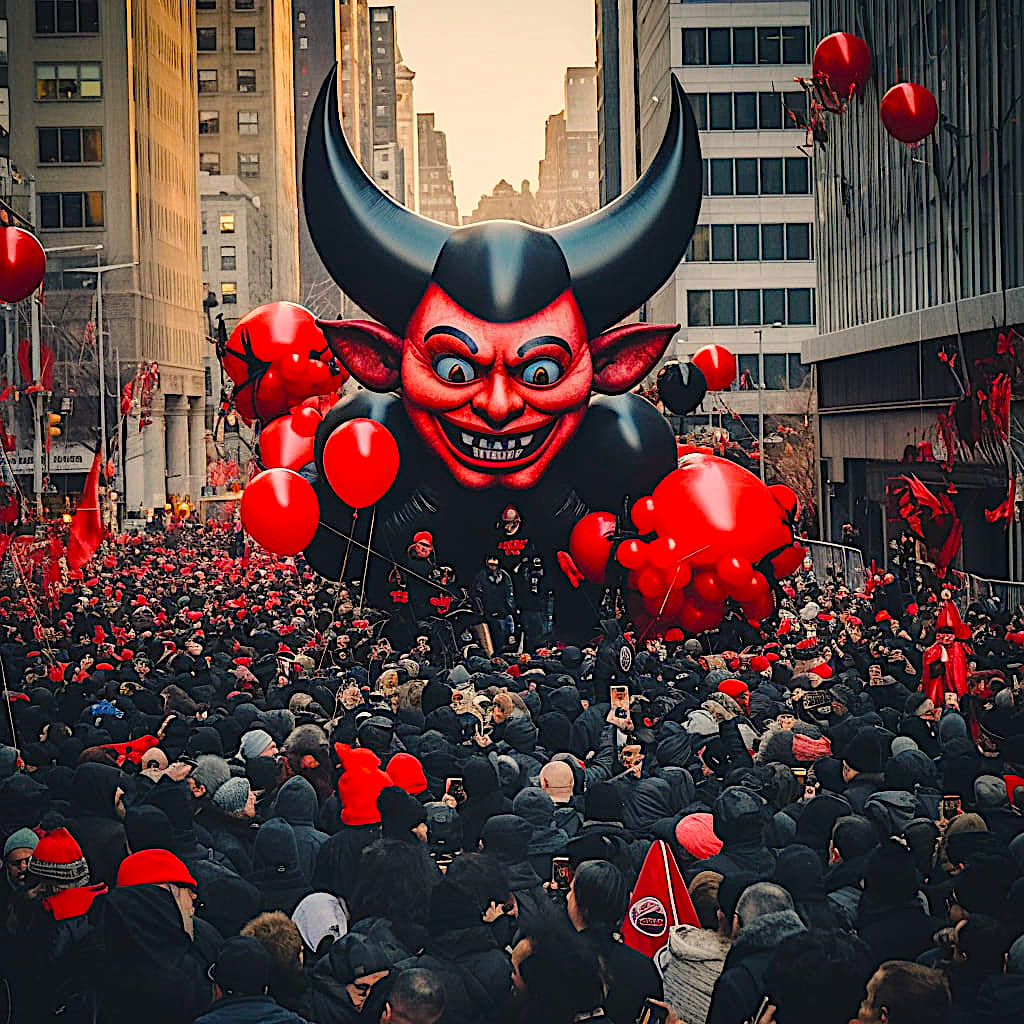 Multi Facet Fables on Twitter "MACY'S 'INFERNAL RITE' PARADE created