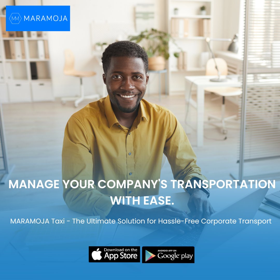 MM_Nrb's tweet photo. Elevate your corporate transport with MARAMOJA! Say goodbye to immediate payments and hello to stress-free monthly invoicing. Sign up today https://t.co/UQZsUOLQlz
#MARAMOJACorporate #Taxi #StreamlinedTransportation #FlexibleInvoicing https://t.co/HZMhDcM5xR
