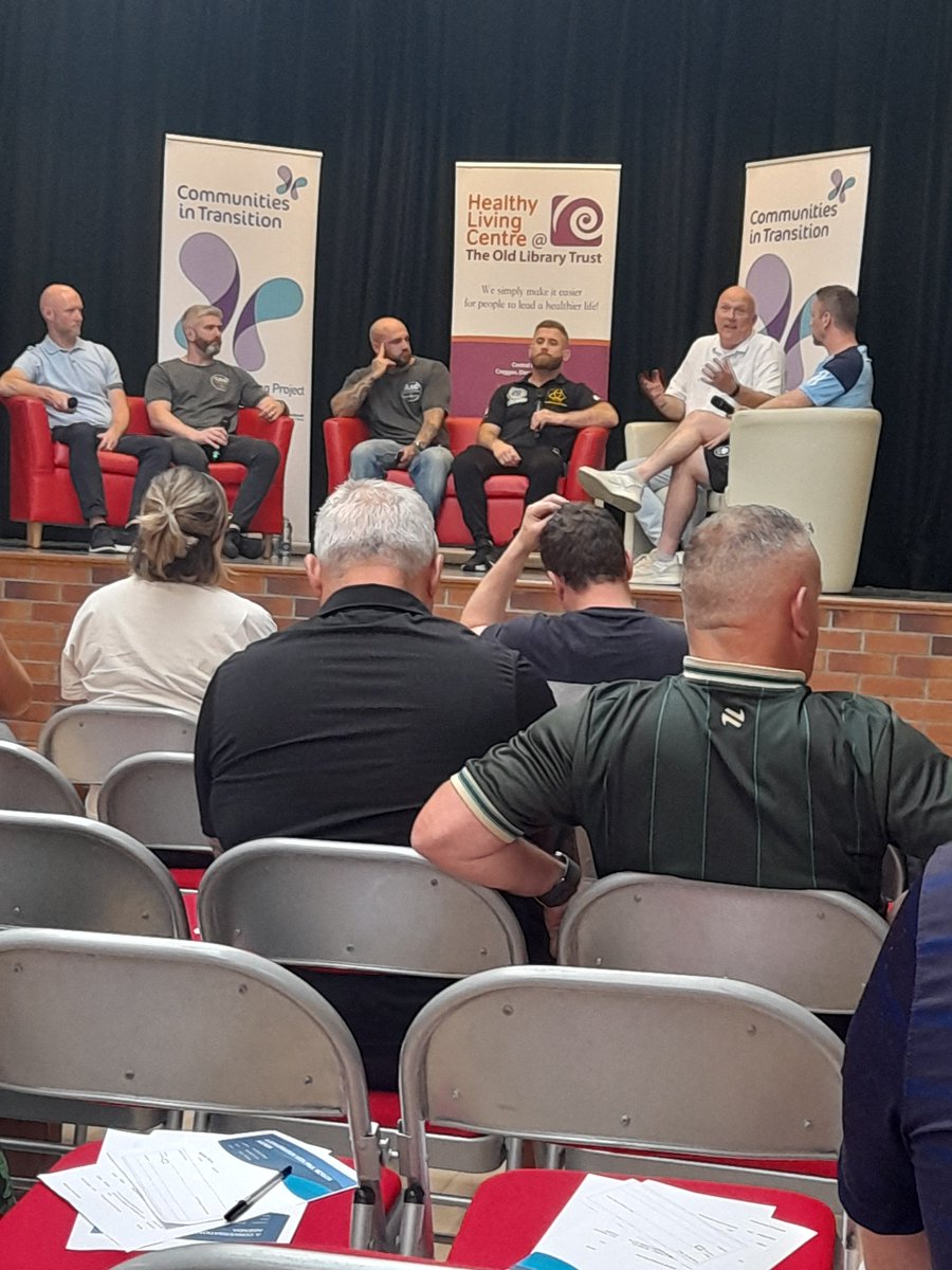 Start360org's tweet image. The #Start360 DAISY West service recently attended A Conversation on Addiction &amp;amp; Recovery with @PaulMerse hosted by @BBHealthForum  @StCeciliasDerry. Open and honest conversation on change and the opportunity to meet the public and network with other agencies
