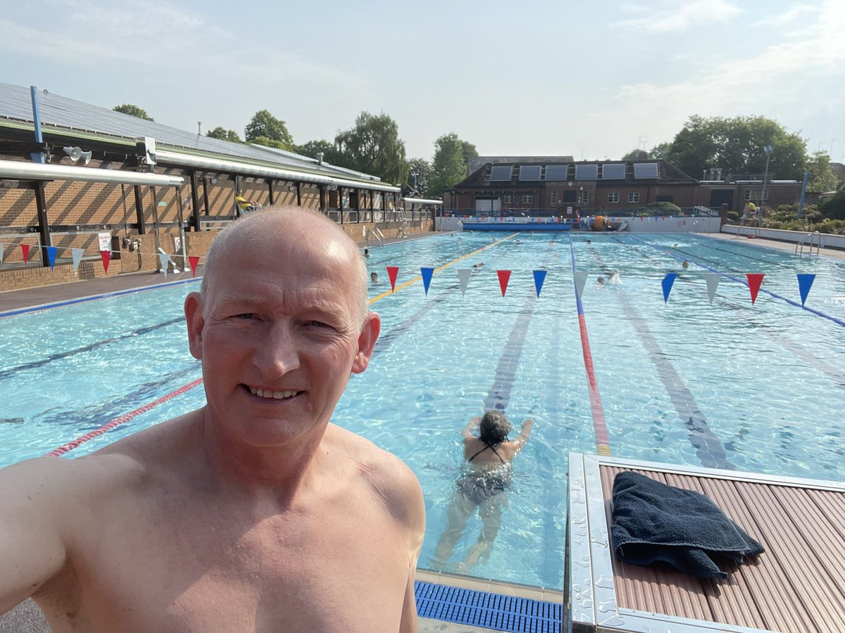 #MondayMeTime After a busy weekend of work, great opportunity to have first 🏊‍♂️ of the Summer in here 😁☀️ #OurHealthIsOurWealth