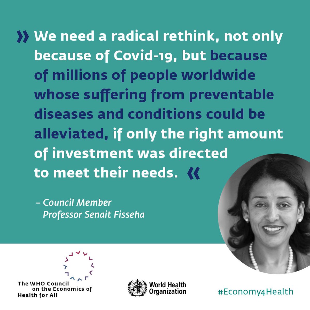 WHO Council on the Economics of Health For All tweet media