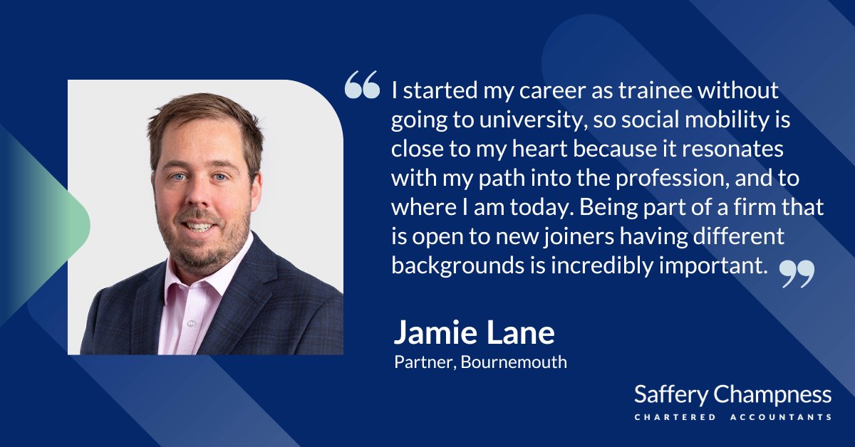 Throughout June we are celebrating Social Mobility month, a time for us to share why diversity of socio-economic backgrounds are valued at our firm. Jamie Lane shares why social mobility is important to him. #socialmobility #socialmobilityday #inclusionmatters #speakmore