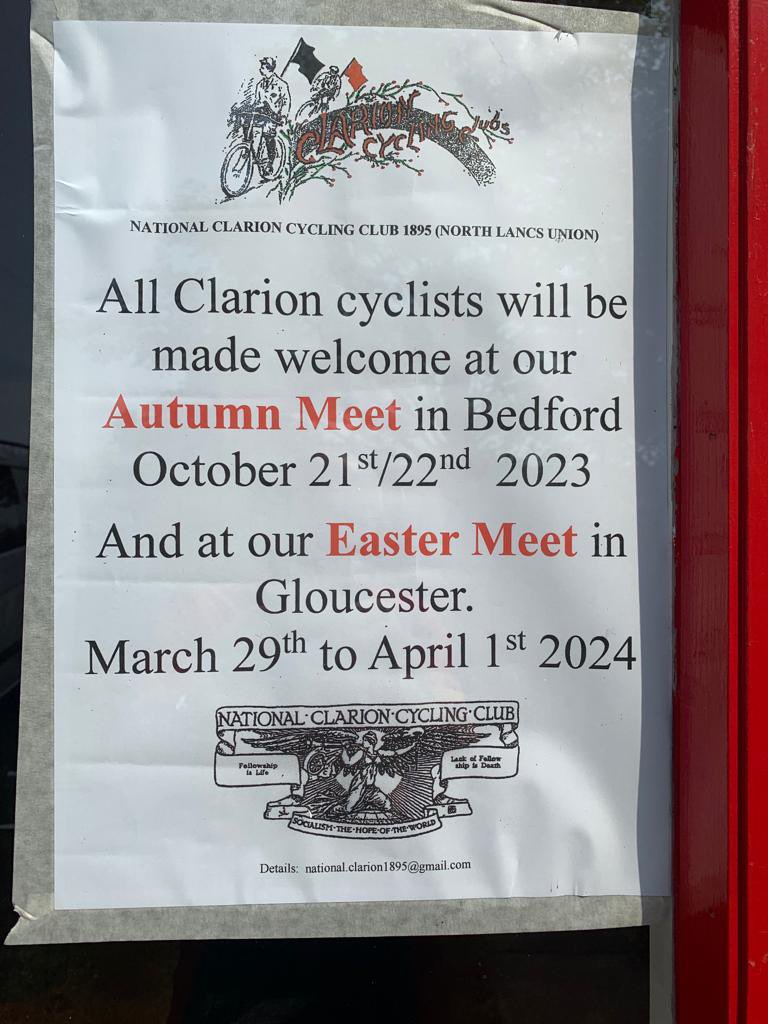 Save the date! #clarioncycling #clarioncyclingclub #cycling