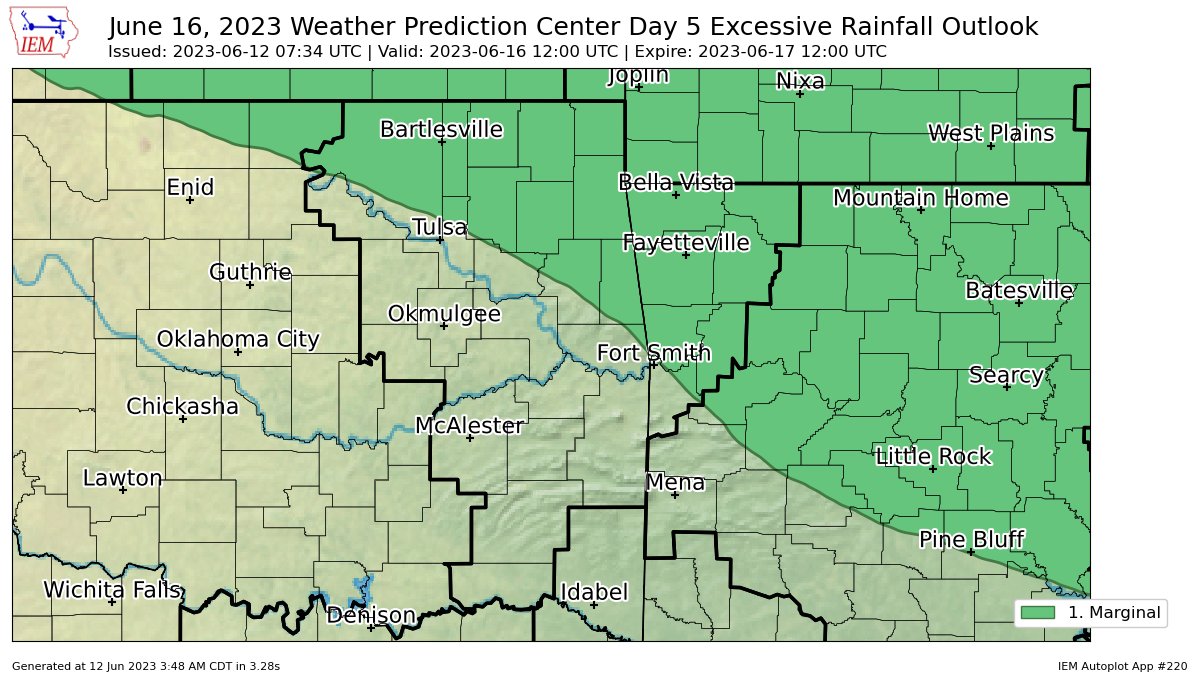 + Noaa weather alerts.. on Twitter "WPC issues Day 5 Marginal Risk