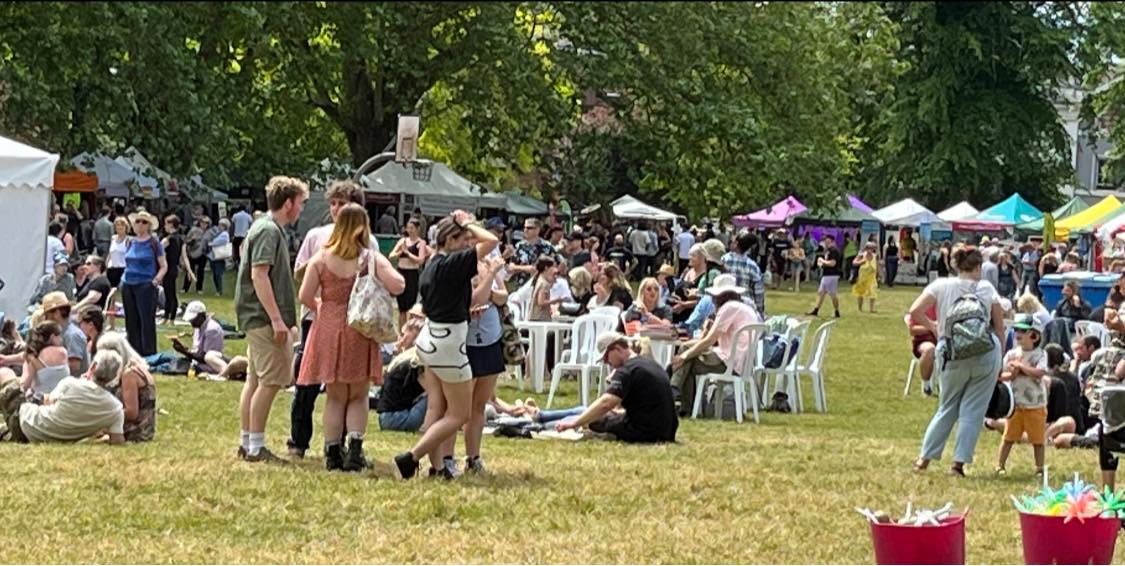 DevonSocialCare's tweet photo. So enjoyed #ExeterRespect2023 in Exeter’s Belmont Park yesterday. Celebrating the true meaning of equality & diversity here in Devon. All Different. All Equal. Celebrate unity. ❤️#equality #TogetherWeCan #WorkingForDevon https://t.co/jlDlkRVBwD