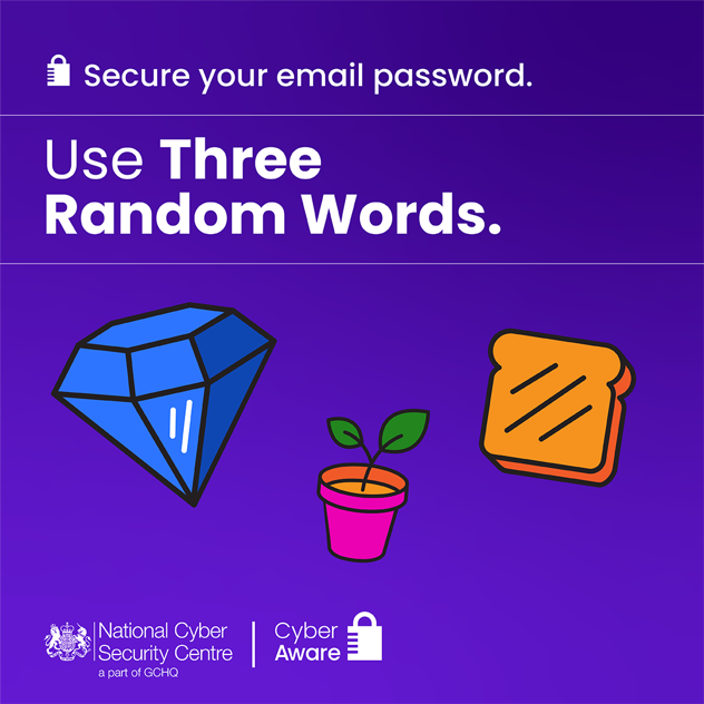tsecrime's tweet photo. RT @neccru : Improve your online security today by creating strong #passwords using 3 random words. See: https://t.co/SRGJfK2FOH #CyberProtect #3randomwords https://t.co/MhnJSDSMYy