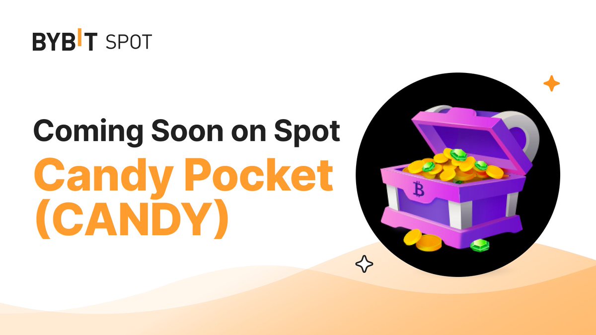 Announcing the upcoming listing of $CANDY on Spot trading platform! @candypocketio

🗓 Jun 13, 2023 

👉🏻 Deposit to Share a 180,000 $CANDY Prize Pool now: i.bybit.com/Hn07abW
📚 Learn more: i.bybit.com/1vEbbabG

#TheCryptoArk #BybitSpot