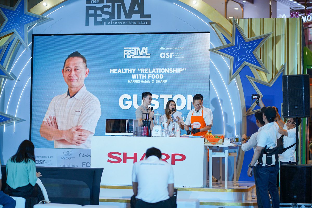 HARRISklpgading's tweet photo. Wrapped up #ASRFESTIVAL2023 at Central Park Mall! Thank you for participating in ASR Festival 2023 and good collaborating with @melvinnjr as a Guest speaker and @sharpindonesia for supporting our event.
We had a fun time sharing about Healthy Lifestyles, Live Cooking https://t.co/hN0SHX2Gou