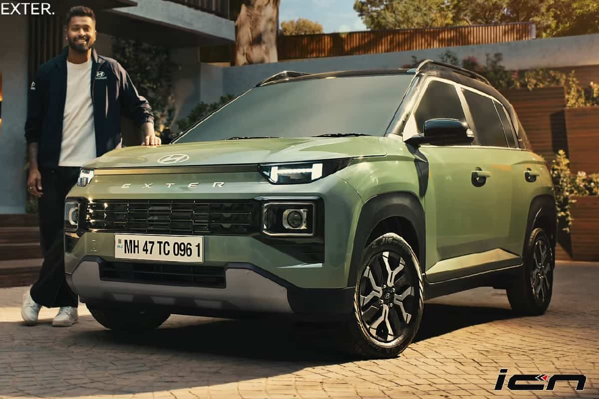 IndiaCarNews's tweet image. . @HyundaiIndia signs @hardikpandya7  as brand ambassador for its upcoming #Exter micro SUV.