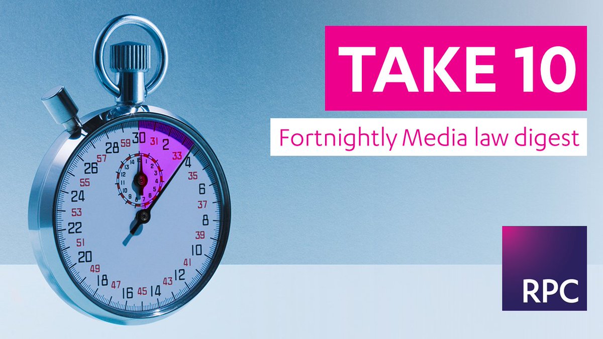 RPCLegal's tweet photo. In the latest edition of #Take10, our media team takes a look at some key media law cases of the last few weeks, including MGN Hacking Litigation, Hugh Grant v News Group and more.

👉 https://t.co/IdEkXXcsXl.

#MediaLaw #PressFreedom #FreedomOfExpression #OpenJustice #MGN https://t.co/Nowjzaevvd