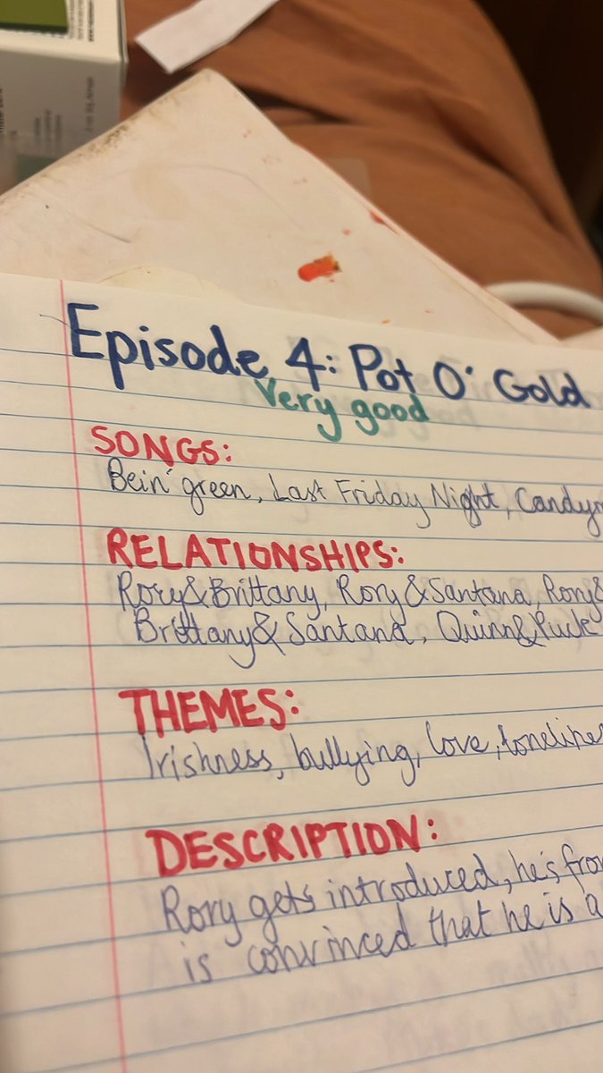 florencestweets's tweet photo. When i was 13 i made scrapbooks listing every detail of every episode of all 6 seasons in chronological order so it’s kind of stuck in my mind a bit x https://t.co/SRVWP3lECM