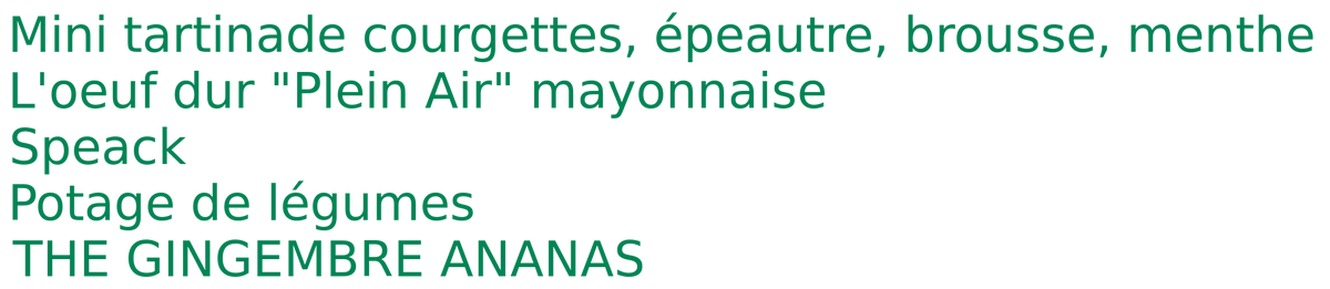 B0T_Appetit's tweet photo. Entrées du lundi 12 juin #Entrées https://t.co/K04QVjcHDz