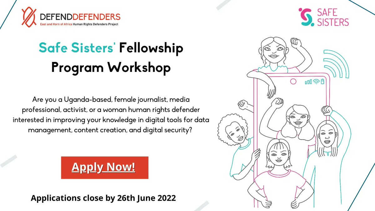 #OPPORTUNITY:  Are you a Ugandan-based woman human rights defender interested in expanding your knowledge of digital tools? Here's an opportunity to  improve your skills:  buff.ly/3NiZwDT
