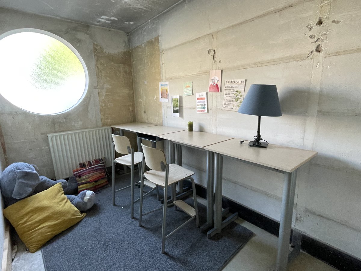 paulabaxter67's tweet image. I shifted a whole storage area out of here to begin to create a staff wellness room...today I found a Group 8 #PYPX team had moved in!! #StudentAgency