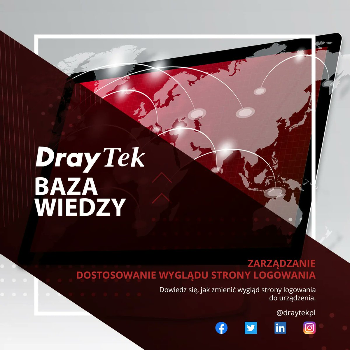 DrayTekPL's tweet photo. Baza wiedzy: Zarządzanie - Dostosowywanie wyglądu strony logowania

Dowiedz się, jak zmienić wygląd strony logowania do urządzenia.

https://t.co/kITkT6z6zN

#DrayTek #Internet #it #network #sieć #bazawiedzy #Vigor #design https://t.co/6m3a5i9Qtf