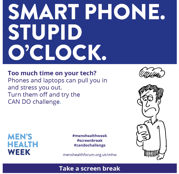 This week is #MensHealthWeek.

It is designed to give all boys and men access to the information, services and treatment they need to live healthier, longer and more fulfilling lives.

The theme this year is 'men's health and the internet'.

menshealthforum.org.uk/mhw