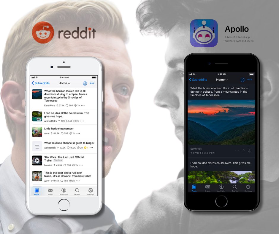 Reddit, Inc. killed Apollo, an app with more than 1.5 million active users 
Here's the background story 👇🏻

Before everything, what is Apollo?

1. It's a third-party app that uses Reddit content and shows it in a fantastic UI.

2. People love using Apollo ❤️

3. So much so that…